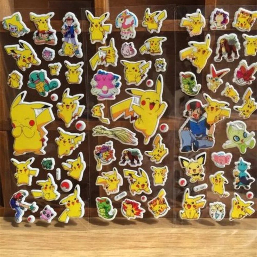 VINTAGE POKEMON POCKET MONSTER STICKERS PIKACHU